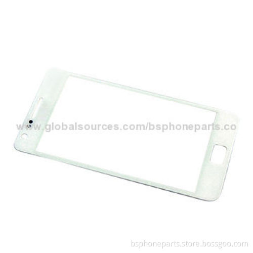 Front panel for Samsung Galaxy i9100, S II, white high quality glass touchscreen